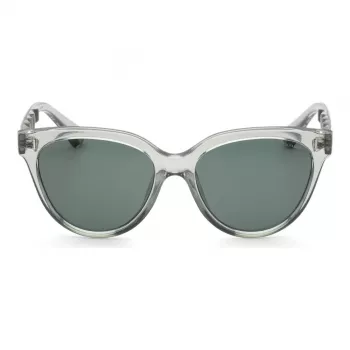 Okulary przeciwsłoneczne ARMANI EXCHANGE dla kobiet AX4148SU83607 Przezroczysta szara oprawka kwadratowa Szare szkło 56 mm
