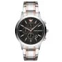 Armani Man AR11165 Męski zegarek kwarcowy z chronografem, 43 mm, stal nierdzewna, czarna tarcza