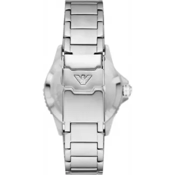ARMANI Man AR11589 Męski Zegarek Analogowy Kwarcowy 42mm Niebieska Tarcza Srebrna Stal Szlachetna