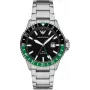 ARMANI Man AR11589 Męski Zegarek Analogowy Kwarcowy 42mm Niebieska Tarcza Srebrna Stal Szlachetna