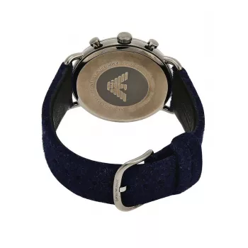 Zegarek męski ARMANI AR11144 Chronograf Stal nierdzewna 43mm Niebieska tarcza