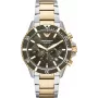 Zegarek męski Armani AR11361 42mm Stal nierdzewna Mesh Czarna tarcza Chronograf