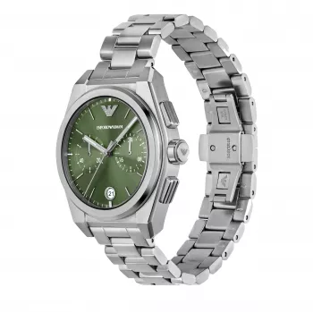 Zegarek męski Armani AR11640 ze stali nierdzewnej, chronograf, 43 mm