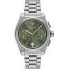 Zegarek męski Armani AR11640 ze stali nierdzewnej, chronograf, 43 mm