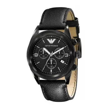 Armani męski zegarek chronograf AR5904 41mm czarna tarcza stal nierdzewna