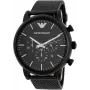 Zegarek ARMANI Men's Classic AR1968 Quartz 46mm Stal nierdzewna Niebieska tarcza