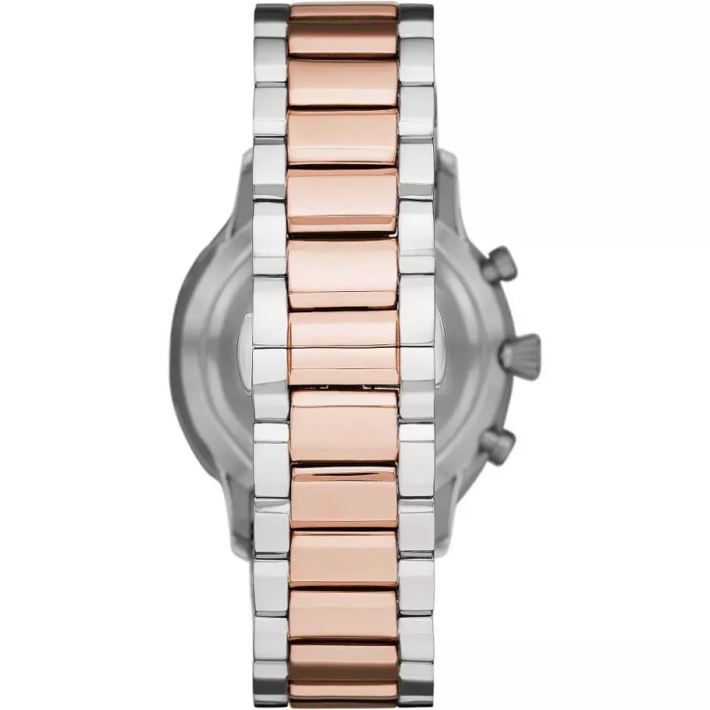 Zegarek męski Armani Luigi kwarcowy AR11209 43mm stal nierdzewna czarna tarcza