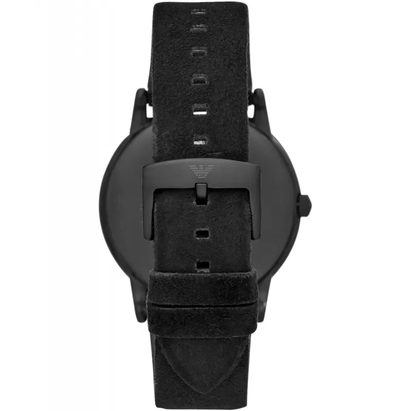 Zegarek męski Armani AR11274 43mm niebieska tarcza niebieski pasek skórzany