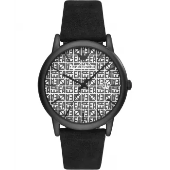 Zegarek męski Armani AR11274 43mm niebieska tarcza niebieski pasek skórzany