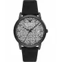 Zegarek męski Armani AR11274 43mm niebieska tarcza niebieski pasek skórzany
