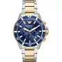 Zegarek męski ARMANI AR11362 (43 mm) – niebieska tarcza, bransoleta ze stali nierdzewnej