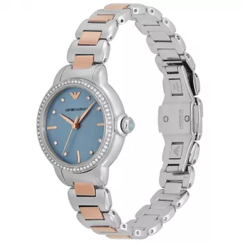 Zegarek ARMANI AR11597 Damski 32mm Stal Nierdzewna Srebrna Tarcza Bransoleta Mesh