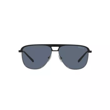 ARNETTE AN3082-733-55 Okulary przeciwsłoneczne męskie prostokątne matowa czerń szary 57mm