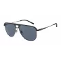 ARNETTE AN3082-733-55 Okulary przeciwsłoneczne męskie prostokątne matowa czerń szary 57mm