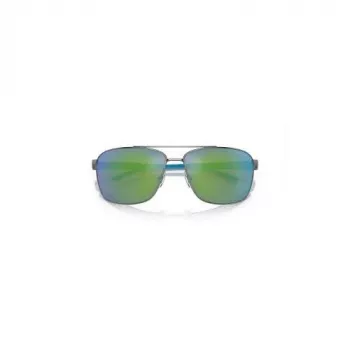 ARNETTE AN3089-745-8N Męskie okulary przeciwsłoneczne prostokątne matowa czerń ciemny szary 65mm