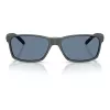 Okulary przeciwsłoneczne Arnette AN4185-28412V męskie prostokątne matowa czarna oprawka szare lustrzane srebrne szkła 58/16/145 mm