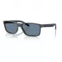 Okulary przeciwsłoneczne Arnette AN4185-28412V męskie prostokątne matowa czarna oprawka szare lustrzane srebrne szkła 58/16/145 mm