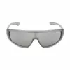 ARNETTE AN4264 Okulary przeciwsłoneczne unisex, matowa czarna oprawka, ciemnoszare srebrne lustrzane szkła 135mm