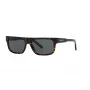 Okulary przeciwsłoneczne Arnette AN4278-120187 dla mężczyzn, matowa czerń, szare, poliwęglan, 55 mm