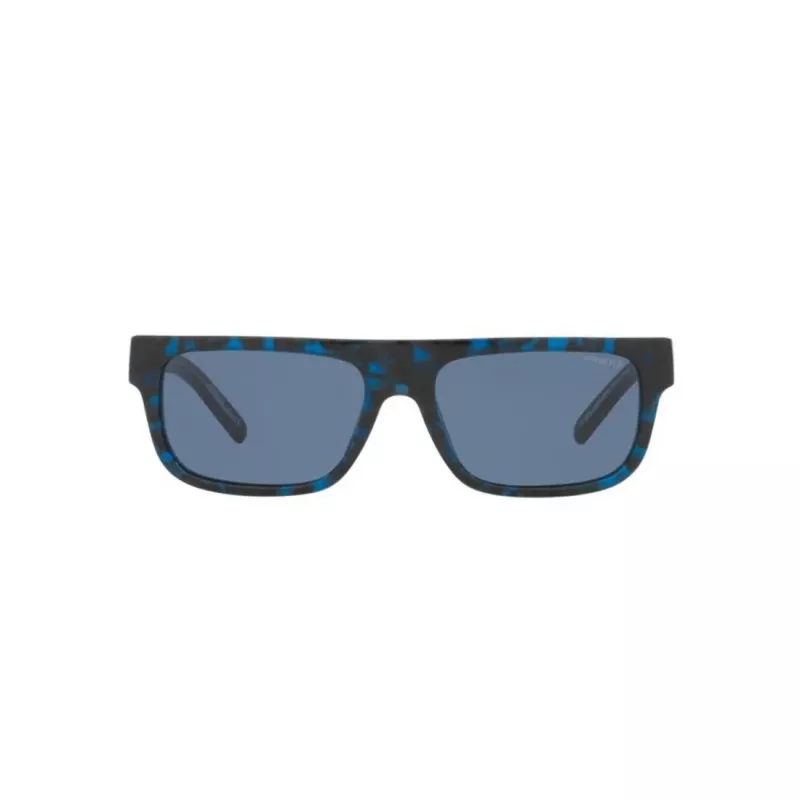 Okulary przeciwsłoneczne ARNETTE AN4278-120280 dla mężczyzn, matowa czarna oprawka, szare szkła 55mm