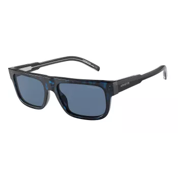 Okulary przeciwsłoneczne ARNETTE AN4278-120280 dla mężczyzn, matowa czarna oprawka, szare szkła 55mm