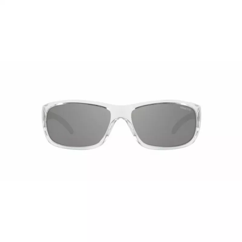 ARNETTE AN4290-27556G Okulary przeciwsłoneczne męskie Matowa czarna oprawka Szare soczewki lustrzane 63mm