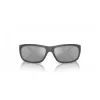 ARNETTE AN4290-28706G Męskie okulary przeciwsłoneczne prostokątne matowa czerń szary