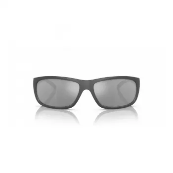 ARNETTE AN4290-28706G Męskie okulary przeciwsłoneczne prostokątne matowa czerń szary