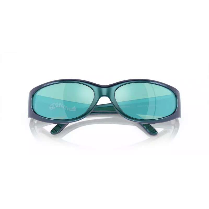 ARNETTE AN4302-290925 Męskie okulary przeciwsłoneczne prostokątne, matowa czarna oprawka, szare soczewki, 62 mm