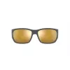 ARNETTE AN4324-28775A Okulary przeciwsłoneczne unisex, matowa czarna oprawka, szare soczewki, 61 mm