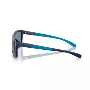 Okulary przeciwsłoneczne ARNETTE AN4328U27622V dla mężczyzn, matowa czerń, ciemnoszare lustrzane srebro, 58 mm