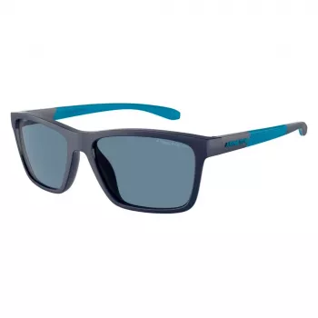 Okulary przeciwsłoneczne ARNETTE AN4328U27622V dla mężczyzn, matowa czerń, ciemnoszare lustrzane srebro, 58 mm