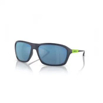 Okulary przeciwsłoneczne ARNETTE AN4329-278222 dla mężczyzn, matowa czarna oprawka, ciemnoszare soczewki 63 mm
