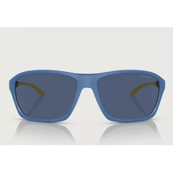 ARNETTE AN4329-290280 Męskie prostokątne okulary przeciwsłoneczne z polaryzacją, matowa czerń/szary, 63 mm