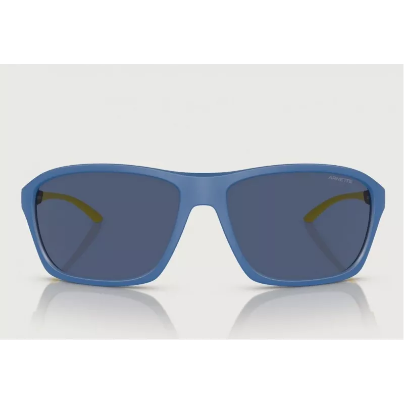 ARNETTE AN4329-290280 Męskie prostokątne okulary przeciwsłoneczne z polaryzacją, matowa czerń/szary, 63 mm