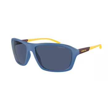 ARNETTE AN4329-290280 Męskie prostokątne okulary przeciwsłoneczne z polaryzacją, matowa czerń/szary, 63 mm