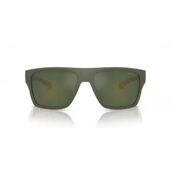ARNETTE AN4330-28546R Męskie okulary przeciwsłoneczne z polaryzacją, matowa czerń, szare szkła, 63 mm