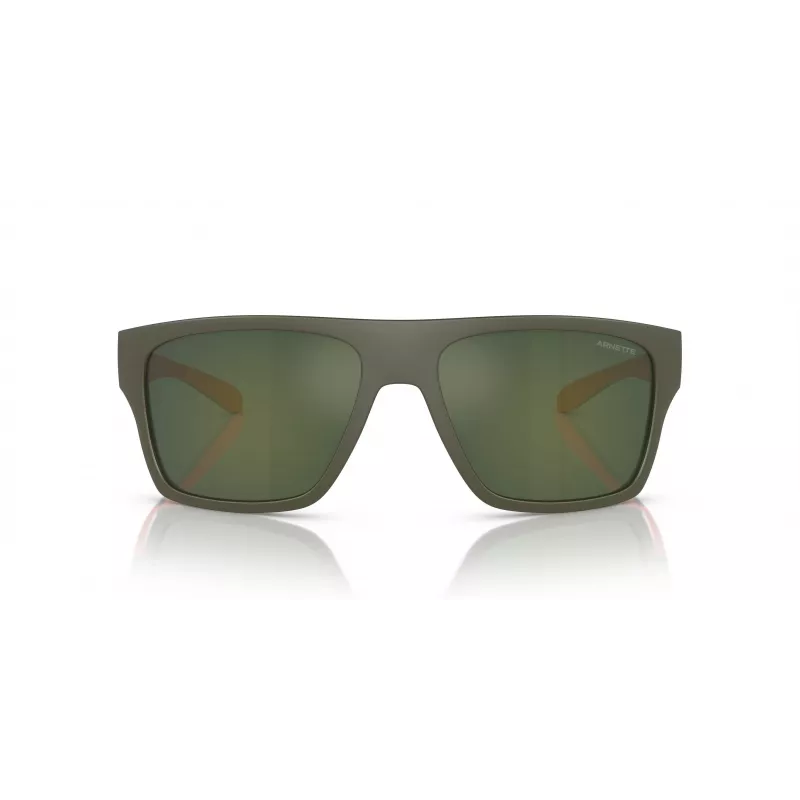 ARNETTE AN4330-28546R Męskie okulary przeciwsłoneczne z polaryzacją, matowa czerń, szare szkła, 63 mm