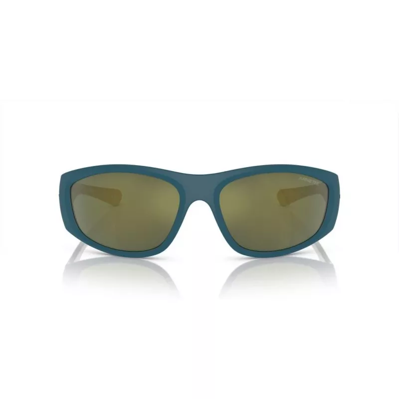 ARNETTE AN4331-29266R Okulary przeciwsłoneczne męskie prostokątne - oprawka matowa czarna, soczewki ciemnoszare z czerwonym lustrem