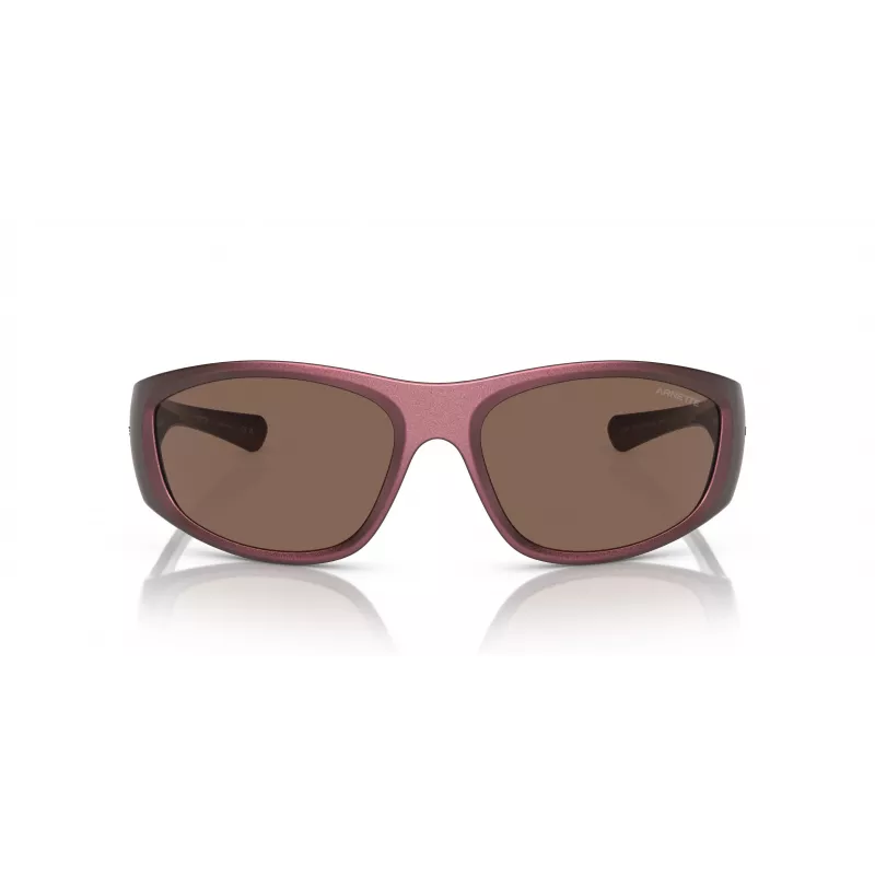 ARNETTE AN4331-292773 Męskie okulary przeciwsłoneczne prostokątne matowa czerń ciemny szary 64mm