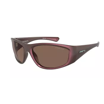 ARNETTE AN4331-292773 Męskie okulary przeciwsłoneczne prostokątne matowa czerń ciemny szary 64mm
