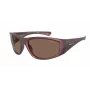ARNETTE AN4331-292773 Męskie okulary przeciwsłoneczne prostokątne matowa czerń ciemny szary 64mm