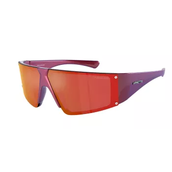ARNETTE AN4332-29206Q Unisex Okulary Przeciwsłoneczne Matowa Czerń Szare Lustro 69mm