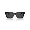 Okulary przeciwsłoneczne ARNETTE AN4334-121487 dla mężczyzn, matowa czarna oprawka, szare szkła 64mm
