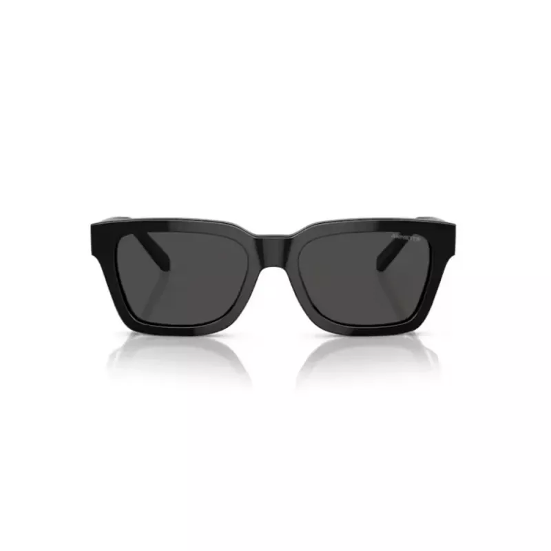 Okulary przeciwsłoneczne ARNETTE AN4334-121487 dla mężczyzn, matowa czarna oprawka, szare szkła 64mm