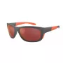 ARNETTE AN4337-28706Q Męskie okulary przeciwsłoneczne prostokątne matowa czerń szare lustro 63mm
