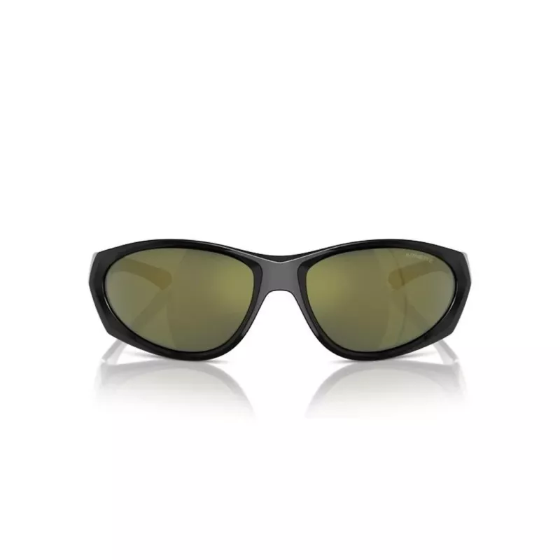 Okulary przeciwsłoneczne unisex Arnette AN4342-29476R, matowa czarna oprawka, ciemnoszare srebrne soczewki lustrzane, szerokość soczewki 62 mm