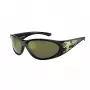 Okulary przeciwsłoneczne unisex Arnette AN4342-29476R, matowa czarna oprawka, ciemnoszare srebrne soczewki lustrzane, szerokość soczewki 62 mm