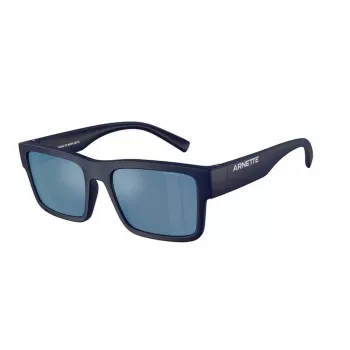 Okulary przeciwsłoneczne Arnette AN4344-275922 męskie, prostokątne, polaryzowane, matowa czerń, 54 mm