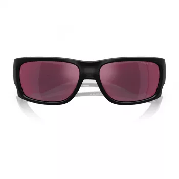 Okulary przeciwsłoneczne Arnette AN4345-29006Q męskie, prostokątne, matowa czerń, ciemnoszary, 62mm